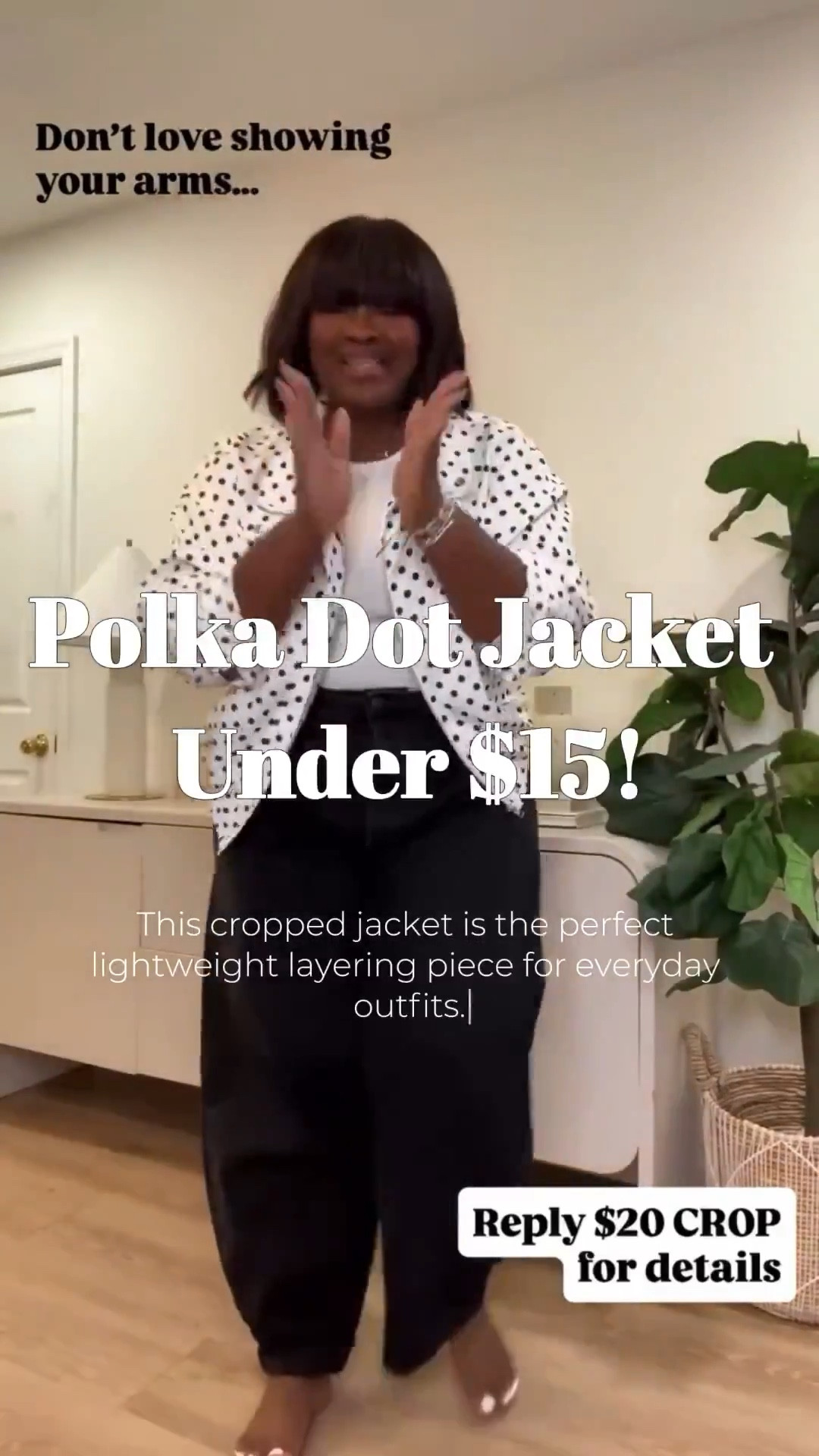 I wanted something lightweight but still flattering. This piece gives just enough coverage without feeling heavy. It’s lightweight and breathable, making it ideal for warm weather while still giving you that extra coverage when you want it. #LTKStyle #AffordableFashion #LayeringPiece #PolkaDotStyle #ConfidenceStyle #EverydayOutfits #BudgetFinds #StyleOnABudget #CasualChic #OOTDInspo

#LTKootd #LTKSeasonal #LTKSaleAlert