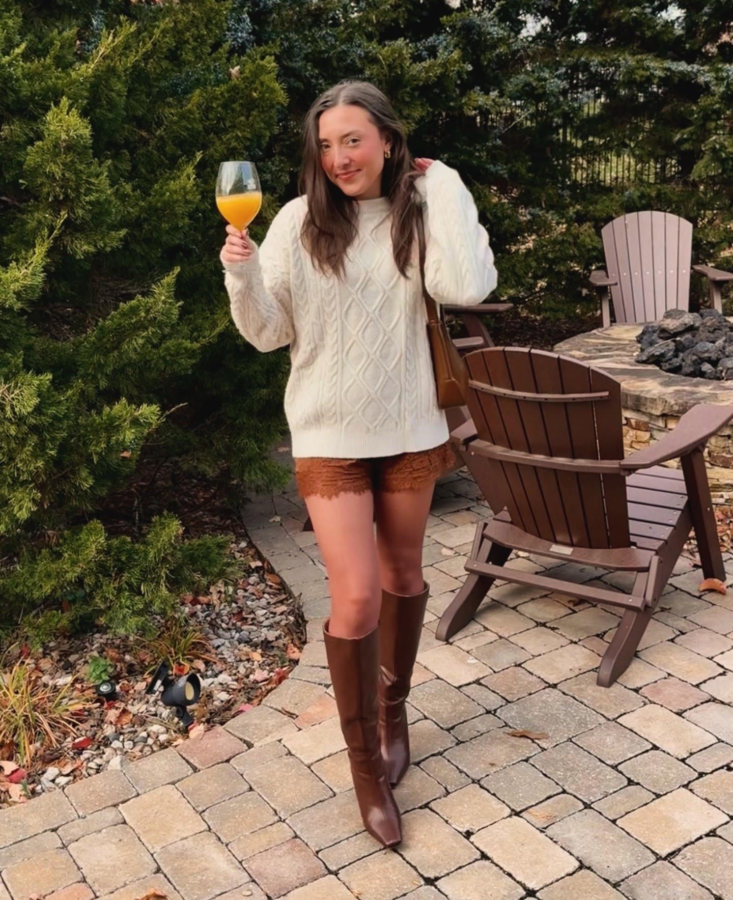 Thanksgiving outfit! Some of the best Amazon purchases I’ve ever made. These boots are incredible and this might be my favorite sweater ever. 

Also highly recommend these shorts to pair with long sweaters. The lace peeks out at the perfect spot! 

#LTKHoliday #LTKootd #LTKFindsUnder100