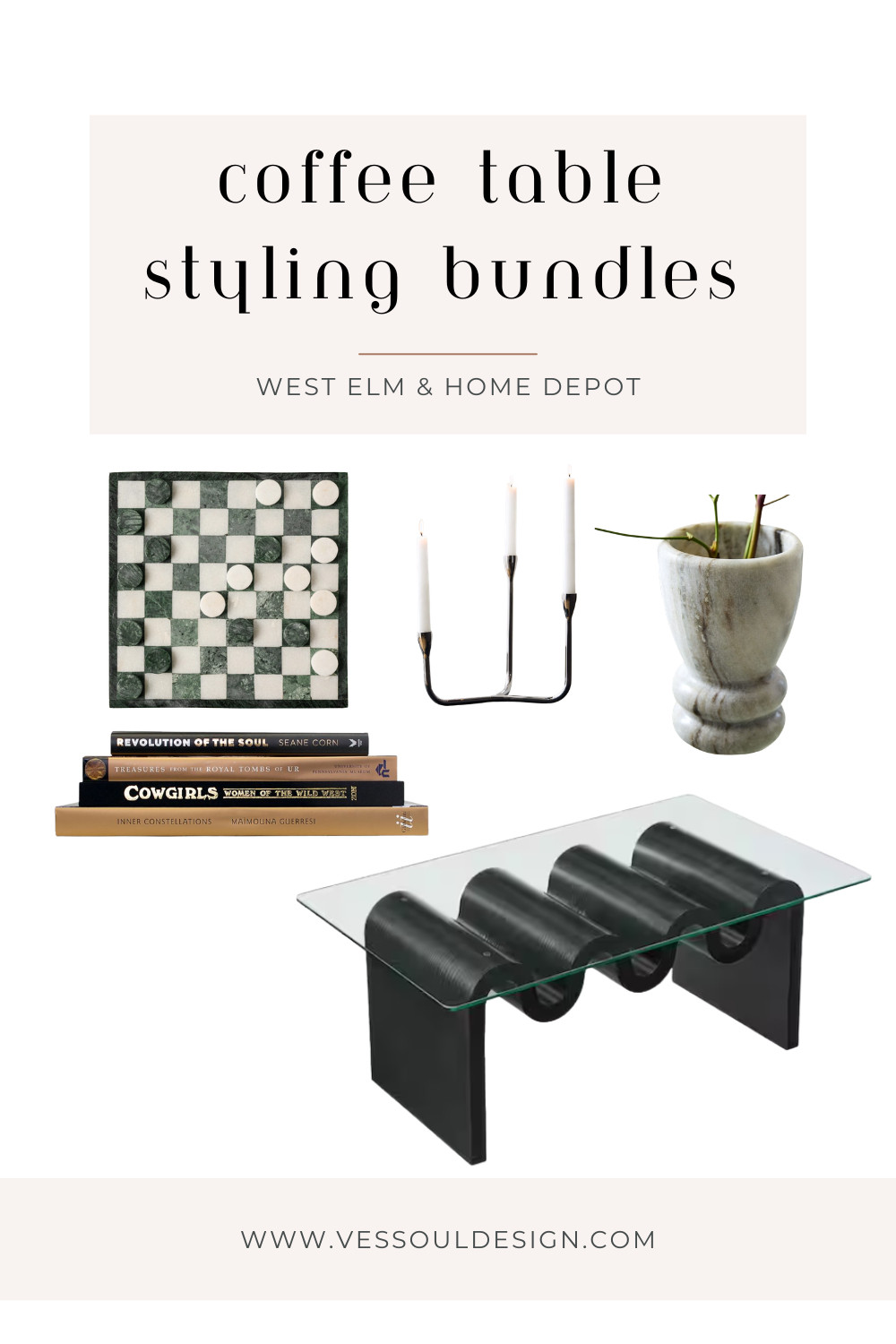 Coffee table styling made simple ✨

Start with a grounding tray, add stacked books for height, layer in a sculptural object or candle, and finish with something organic for softness. It’s all about balance, texture, and that effortless “collected” feel.

Shop the pieces to style your coffee table like a designer 🕯️📚 

 #LTKselfcare #LTKU #LTKHome