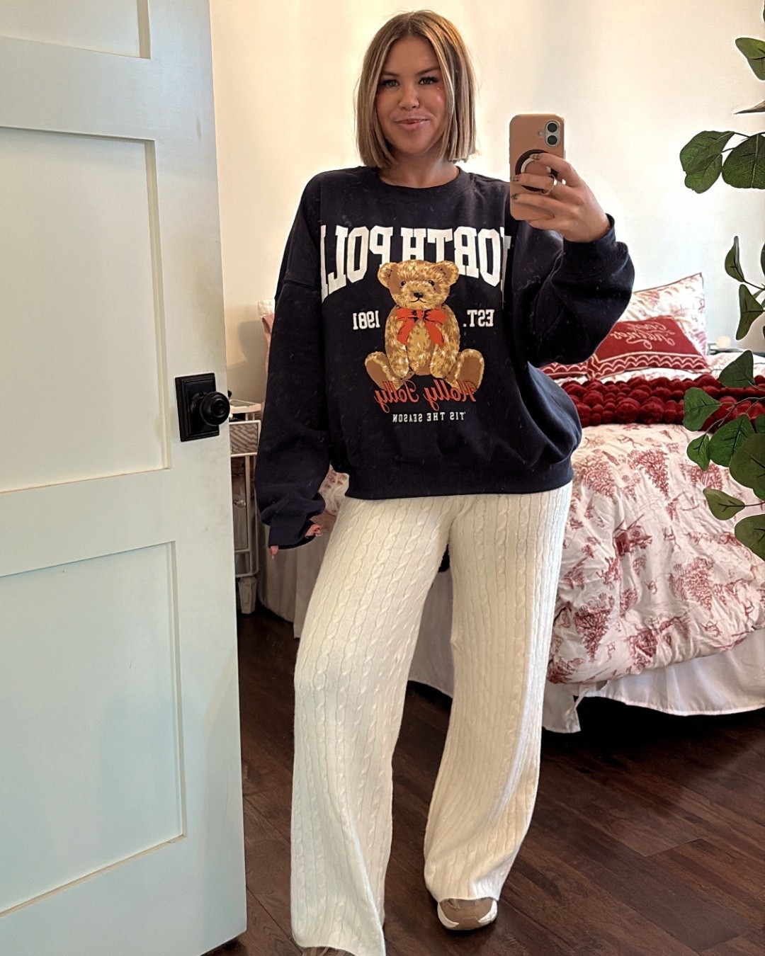TARGET OUTFIT
love a good cozy chill outfit and this is it! I am obsessed with this cute bear sweatshirt and these cableknit sweater pants are so soft and comfy!!!!
#target #targetstyle #targetfashion #comfyoutfit #casualoutfit #everydayoutfit 

#LTKSeasonal #LTKFindsUnder100 #LTKootd