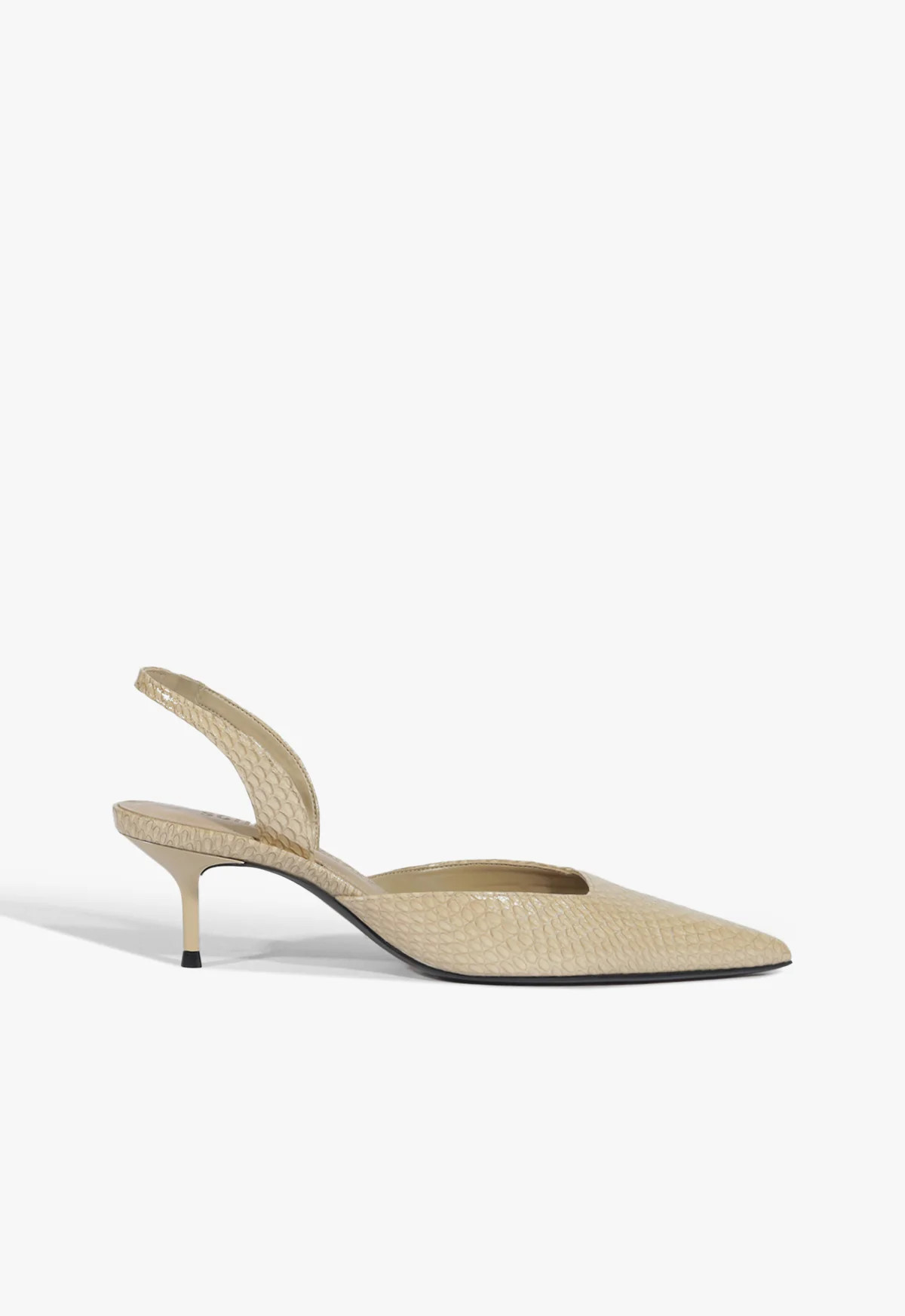 Paola Beige Mid Stiletto Heel Sandal | Schutz (US)
