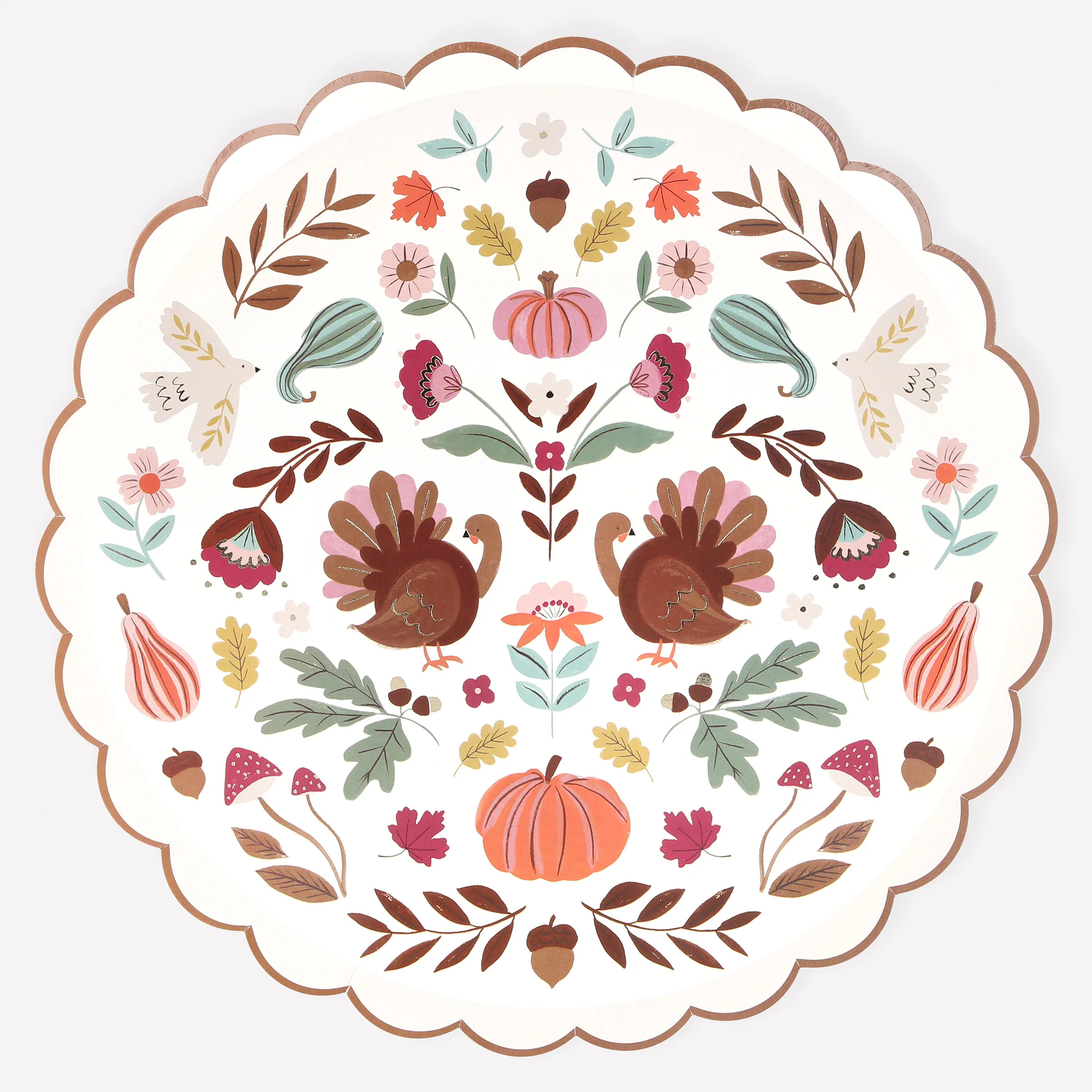 Folk Thanksgiving Plates | Meri Meri