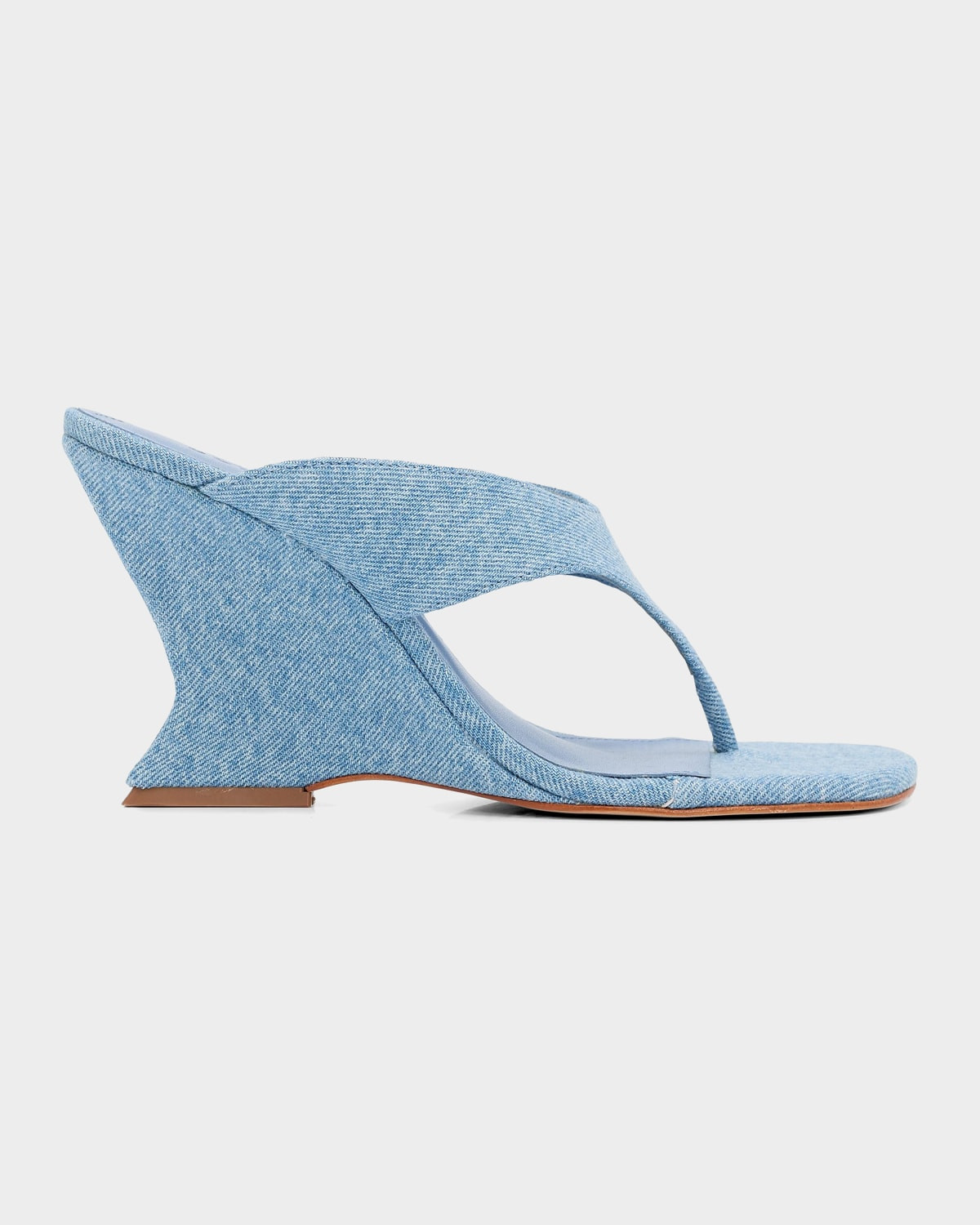 Maya 90MM Denim Sandals | Neiman Marcus