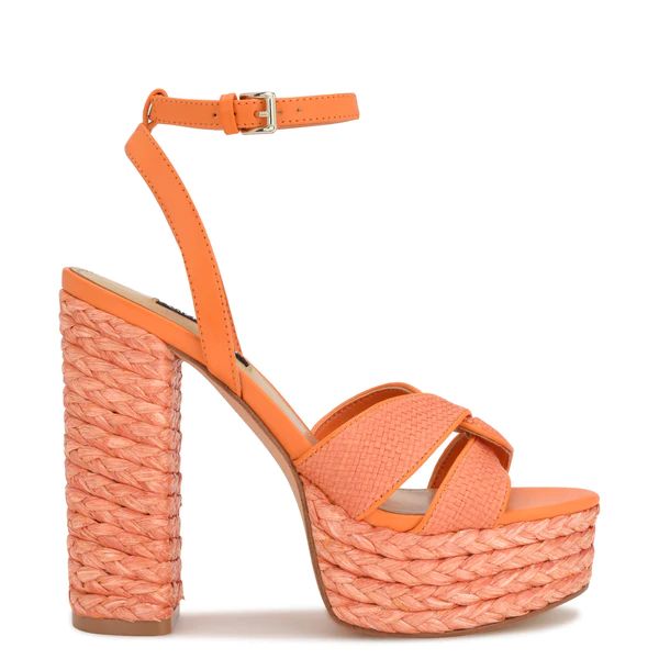 Hayya Woven Platform Sandals | Nine West (US)