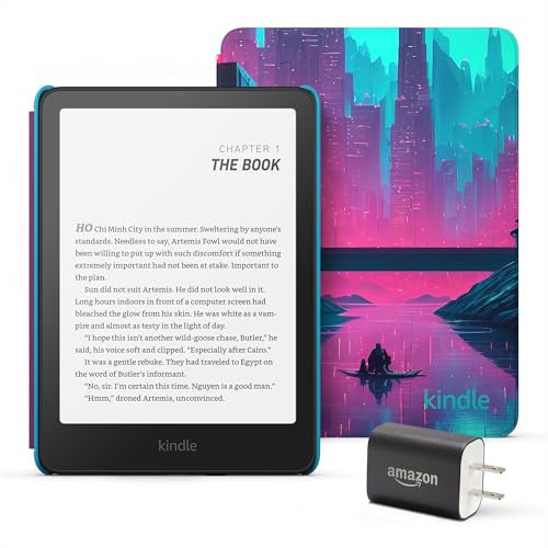Kindle Paperwhite Kids Essentials Bundle including All-new Kindle Paperwhite Kids (16GB) - Cyber City and Power Adapter | Amazon (US)