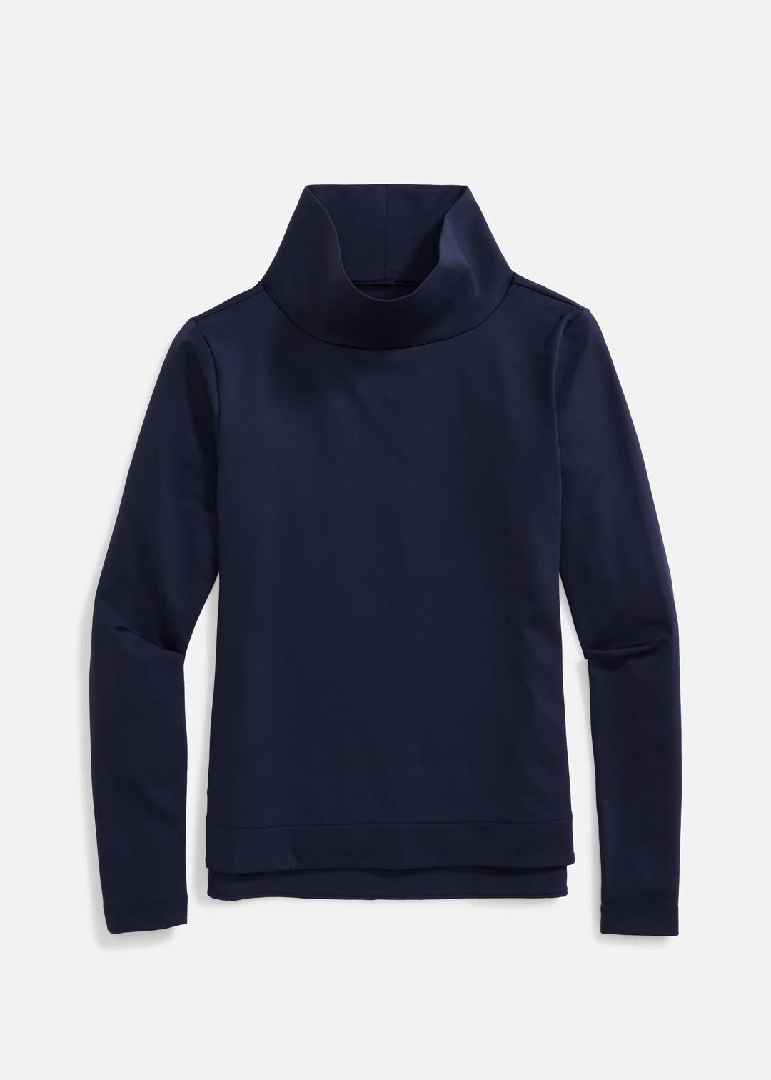 Summit Turtleneck in Repreve® Stretch (Navy) | Dudley Stephens
