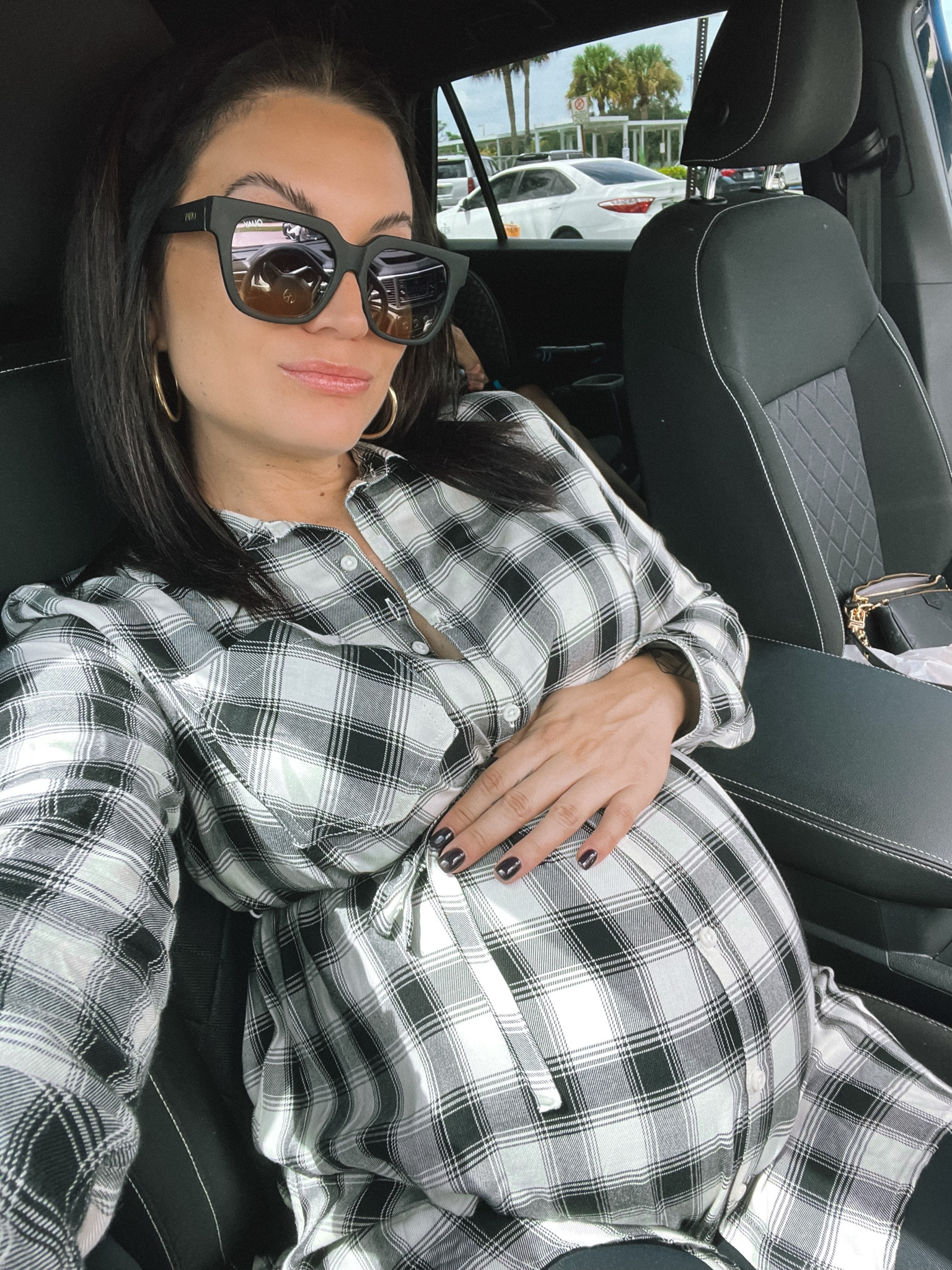 The most comfortable maternity flannel & faux leather leggings ever! 

#LTKstyletip #LTKbump #LTKSeasonal