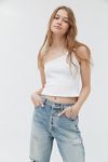 UO Ribbed One-Shoulder Tank Top | Urban Outfitters (US and RoW)