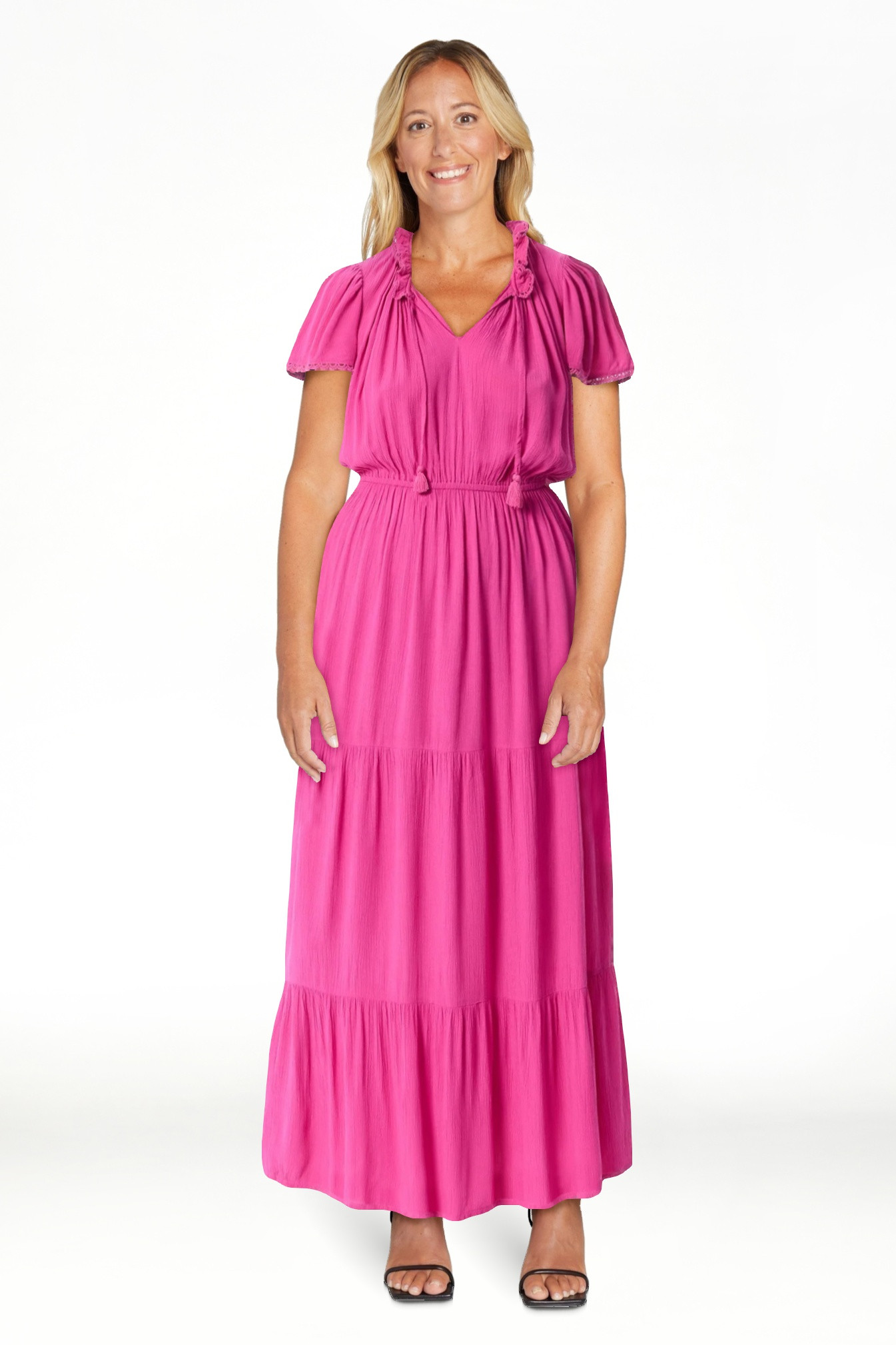 Jessica Simpson Women's and Women's Plus Lexie Maxi Dress, Sizes XS-5X | Walmart (US)