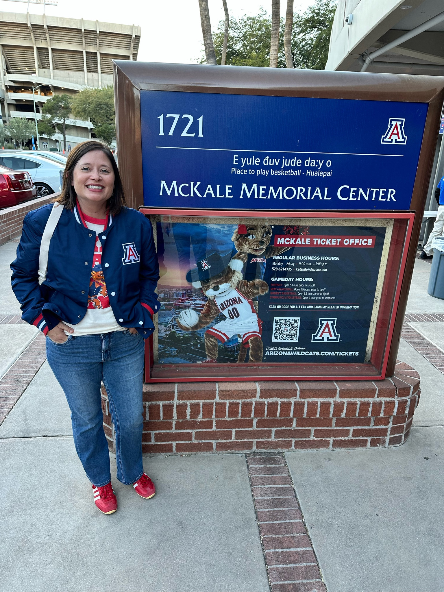 Where are my Arizona Wildcat fans? I’m all for dressing in school colors when attending a sporting event. 

#LTKOver40