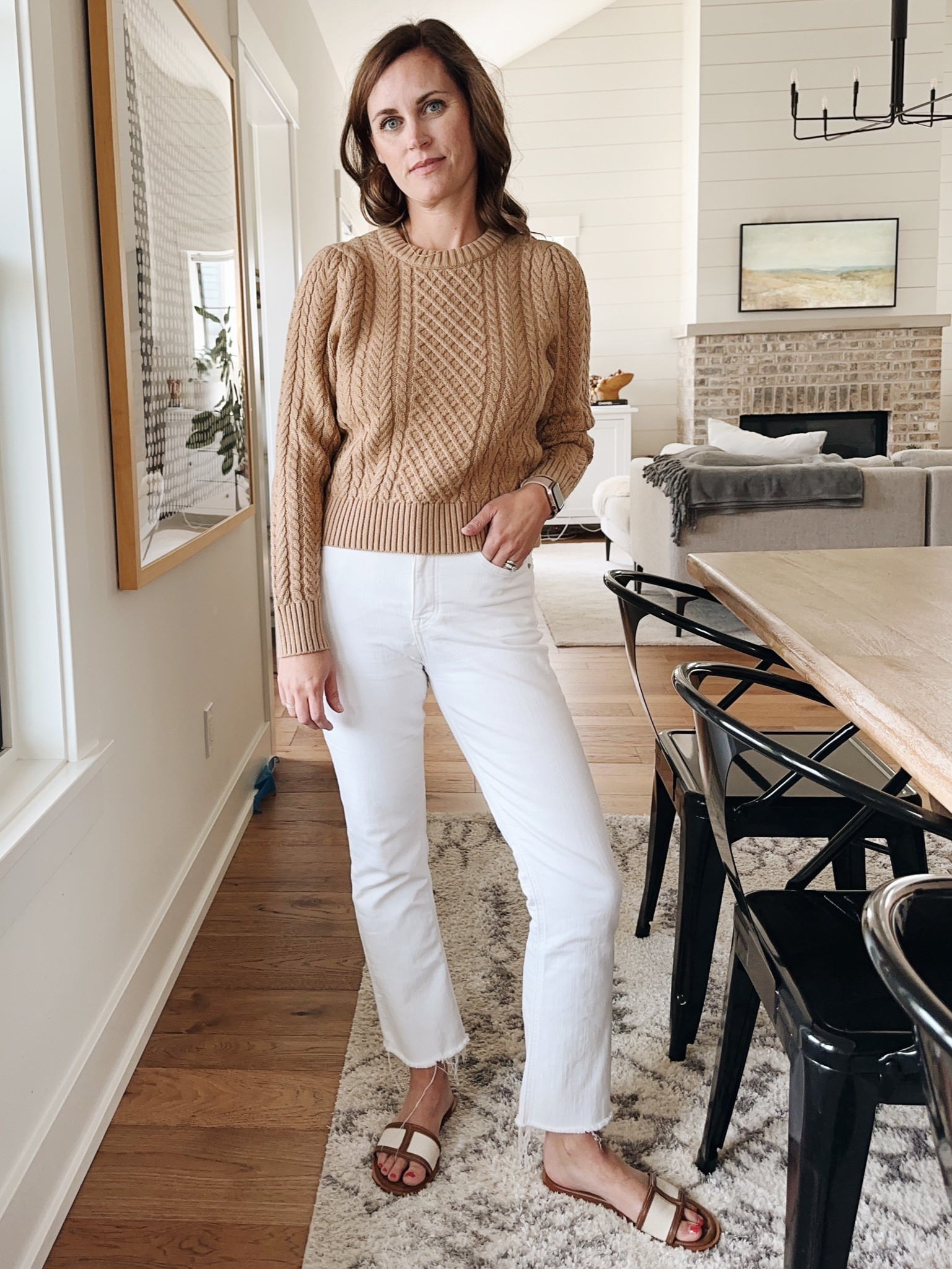 J crew discount puff sleeve sweatshirt