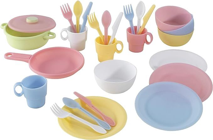 KidKraft 27pc Cookware Set - Pastel | Amazon (US)