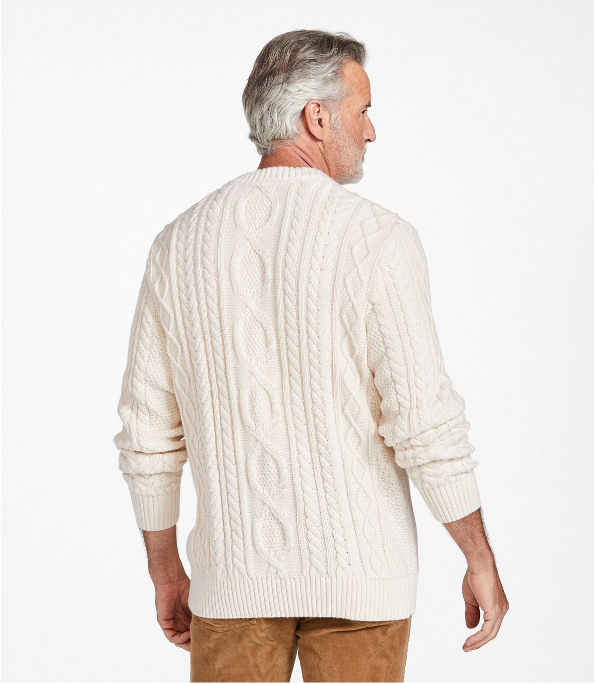 Men's Bean's Heritage Soft Cotton Fisherman Sweater, Crewneck | L.L. Bean