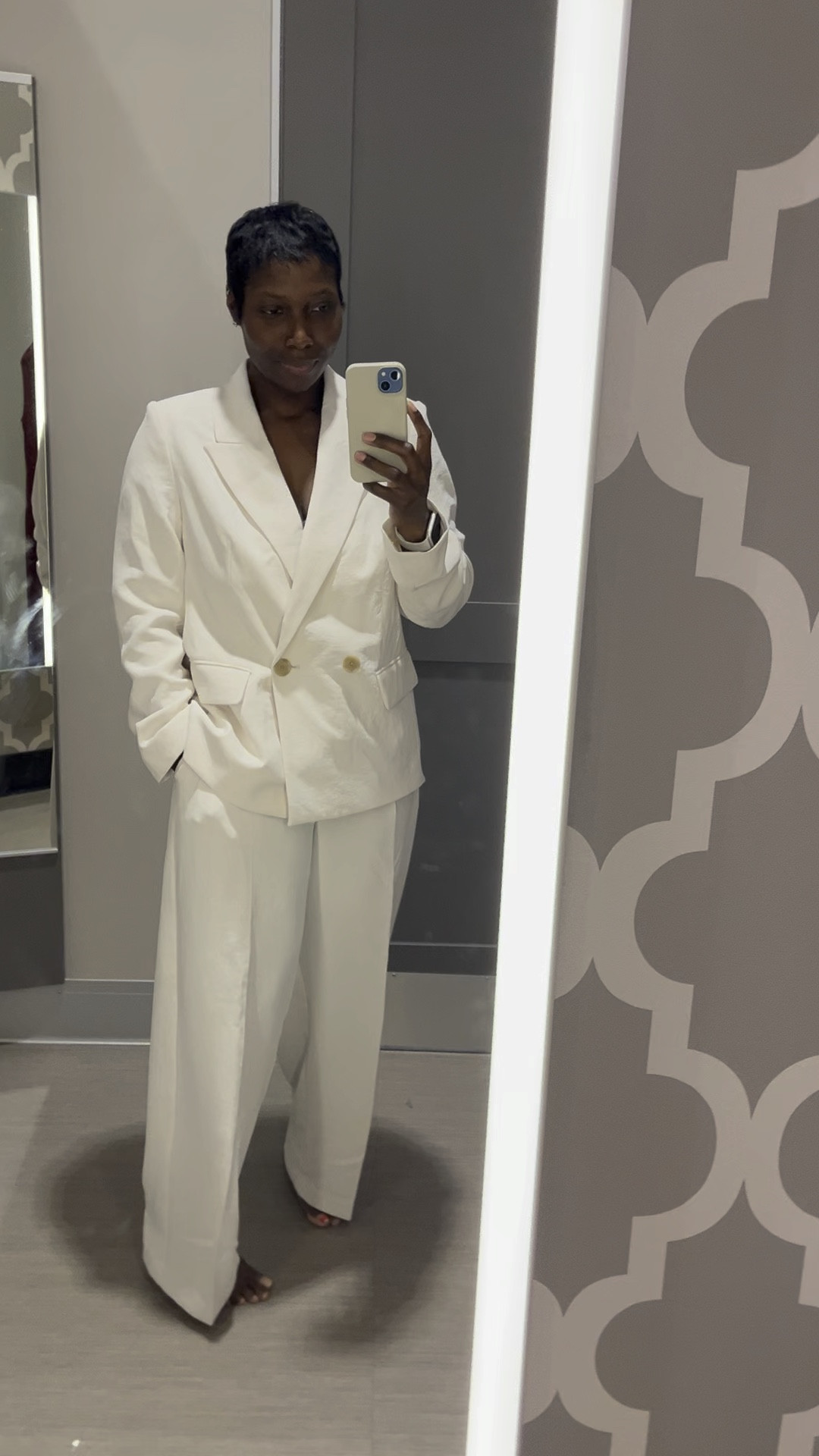 Cute affordable crepe-like suit. Great for the office, Easter or graduation ceremony. Wearing M jacket and 8 pants. I’m 5’5.

#LTKFindsUnder50 #LTKStyleTip #LTKWorkwear