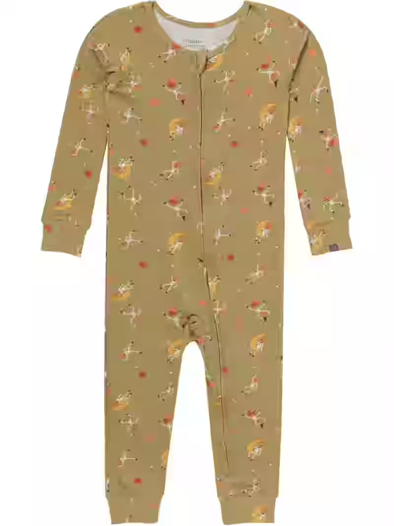 Modern Moments by Gerber Baby and Toddler Neutral Halloween One-Piece Pajama, 12M-5T | Walmart (US)