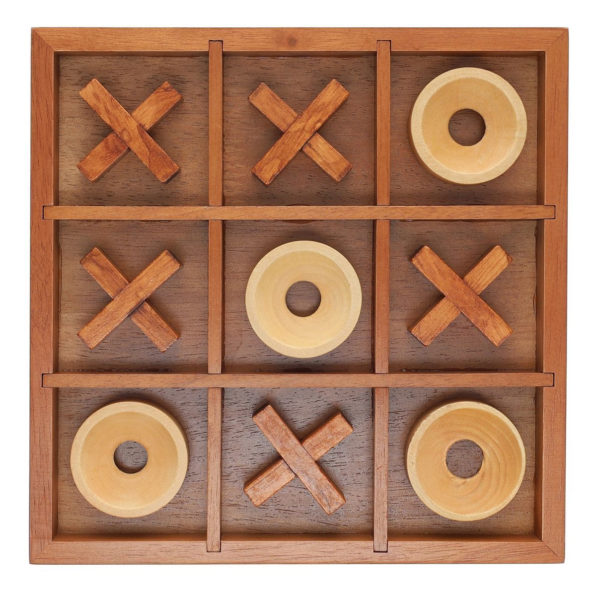 WE Games Tic Tac Toe Wooden Board Game, Patio Decor, Outdoor Games, Backyard Games, Camping Games... | Target
