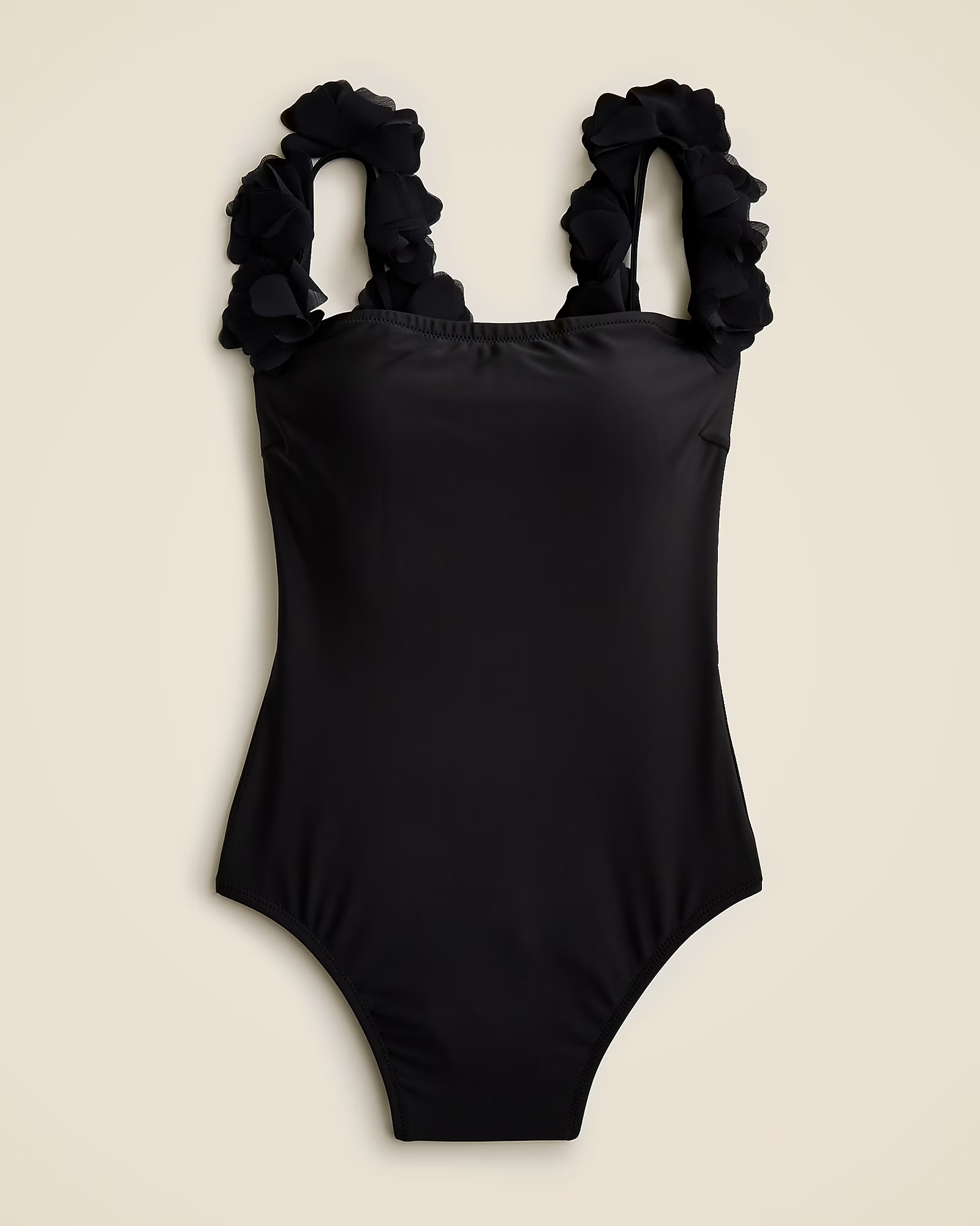Flower-strap one-piece swimsuit | J. Crew US