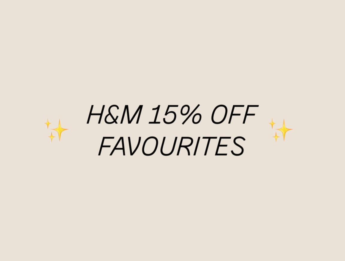 Our H&M 15% off favourites festive themed ✨