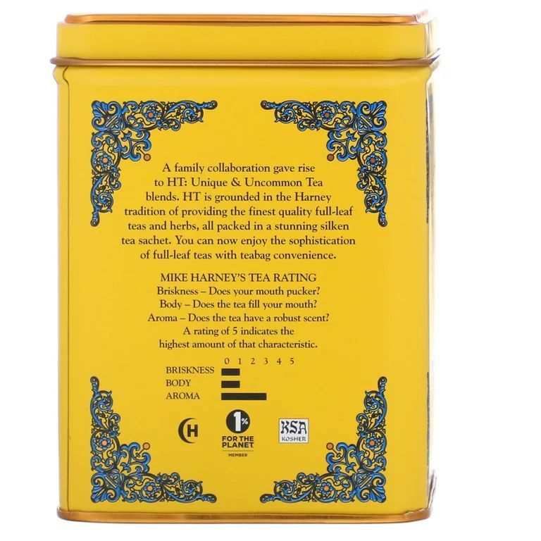 Harney & Sons, HT Tea Blend, Yellow & Blue, Chamomile and Lavender, Caffeine Free, 20 Sachets, 1.... | Walmart (US)