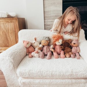 Anywhere Sofa Lounger®, Cream Sherpa | Pottery Barn Kids