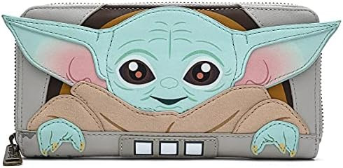 Loungefly Star Wars Baby Yoda The Mandalorian Wallet (one size) | Amazon (US)