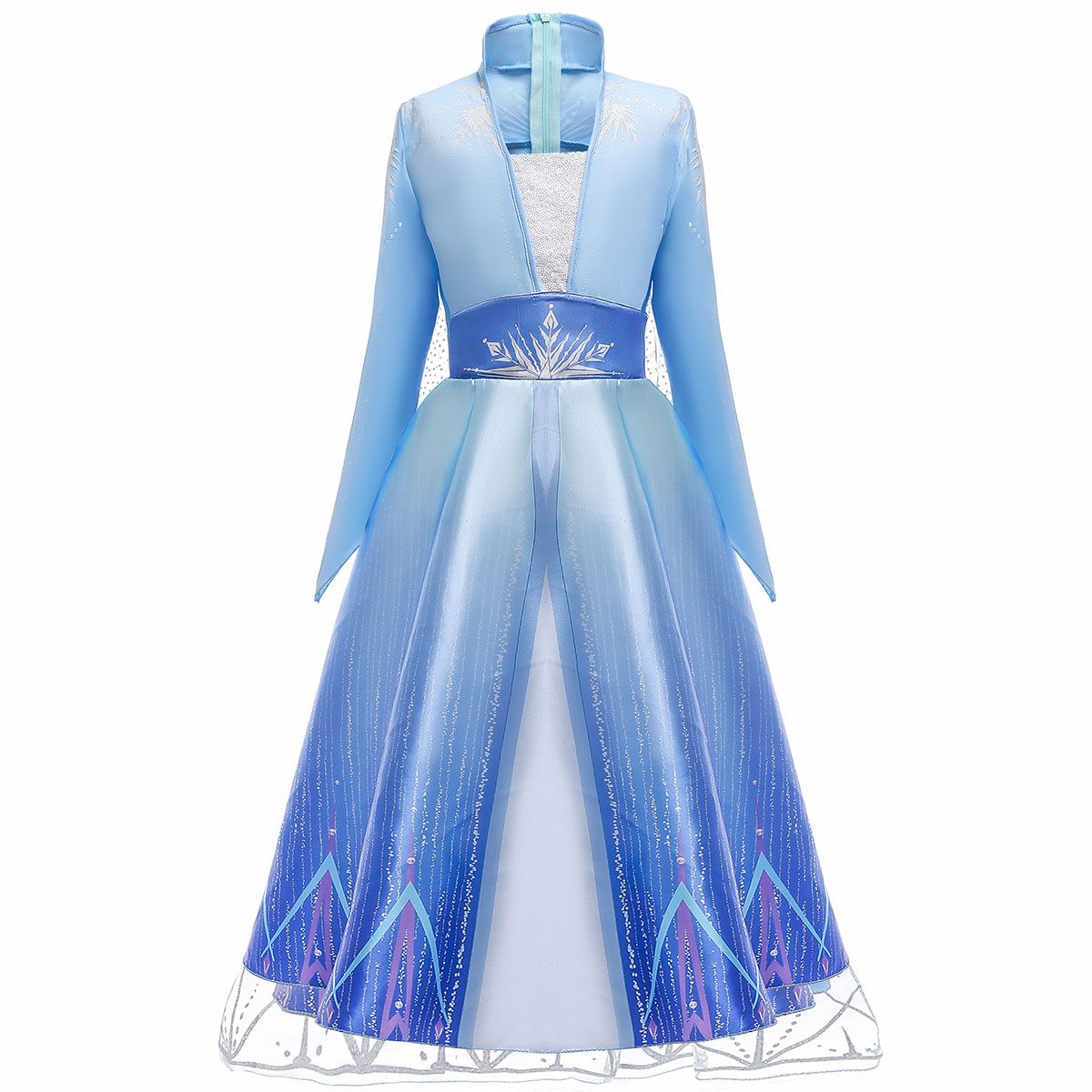 Frozen 2 Elsa Deluxe Princess Dress Costume for Girl Cosplay Christmas Party Dresses | Walmart (US)