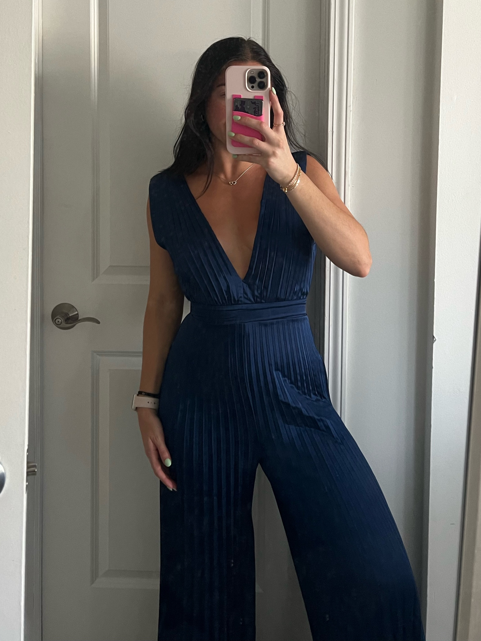 Love this Abercrombie navy pants jumpsuit! This jumpsuit is perfect for the holidays or for a wedding guest fit 

#LTKSpringSale #LTKwedding #LTKsalealert