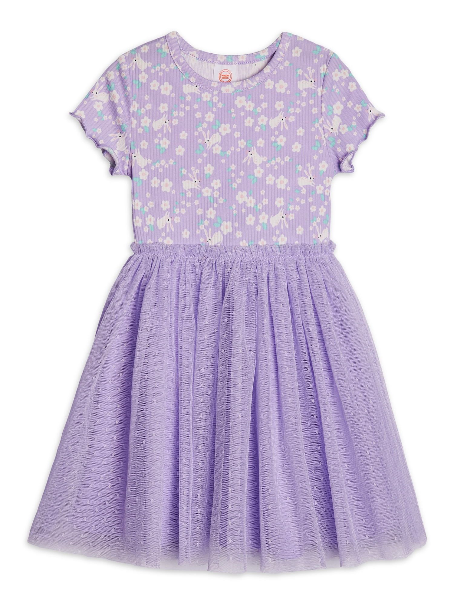 Wonder Nation Toddler Girl Easter Tutu Dress, Sizes 2T-5T | Walmart (US)