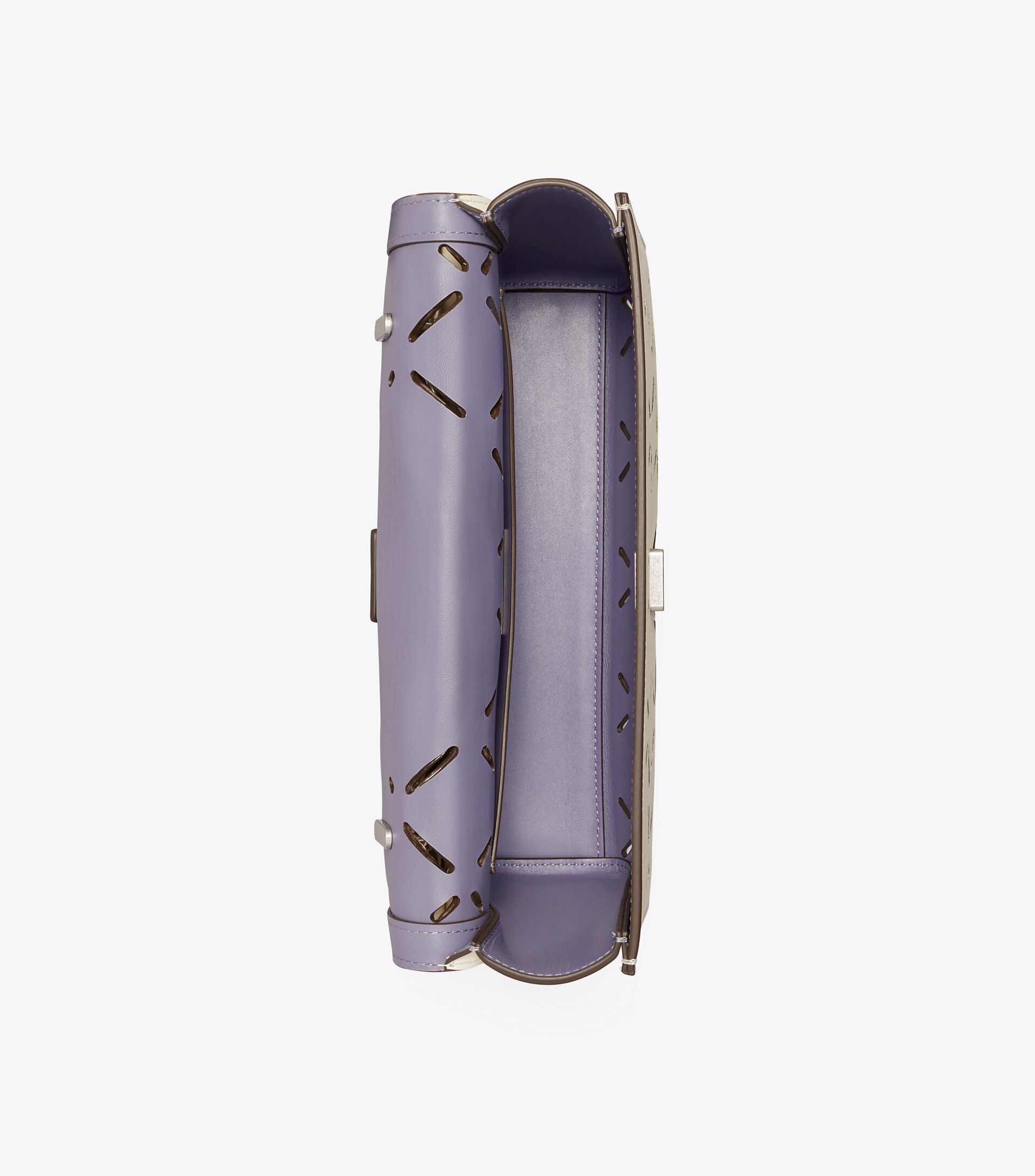Fleming Diamond Perforated Convertible Shoulder Bag | Tory Burch (US)