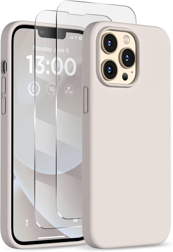 Designed for iPhone 13 Pro Max Case, Liquid Silicone Case with [2X Screen Protectors], Full Body ... | Amazon (US)