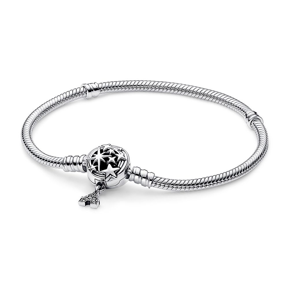 Fantasyland Castle Shooting Star Snake Chain Bracelet by Pandora – Disney Parks | Disney Store