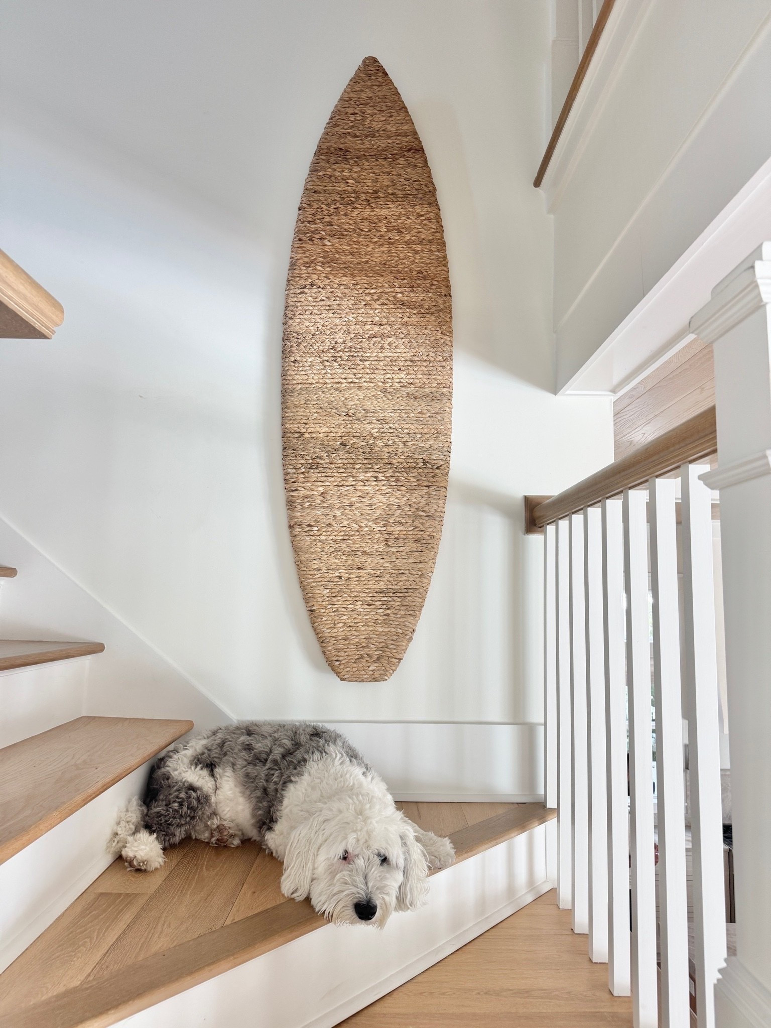 Woven surfboard wall decor!

#LTKHome