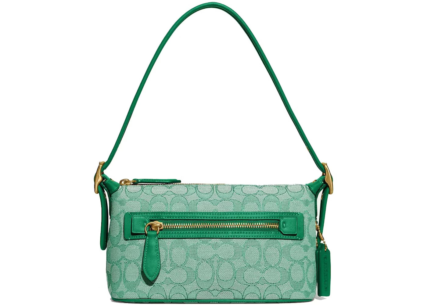 Coach Demi Bag In Signature Jacquard Brass/Green | StockX
