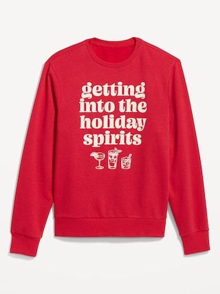 Holiday Graphic Fleece Sweatshirt for Men | Old Navy (US)