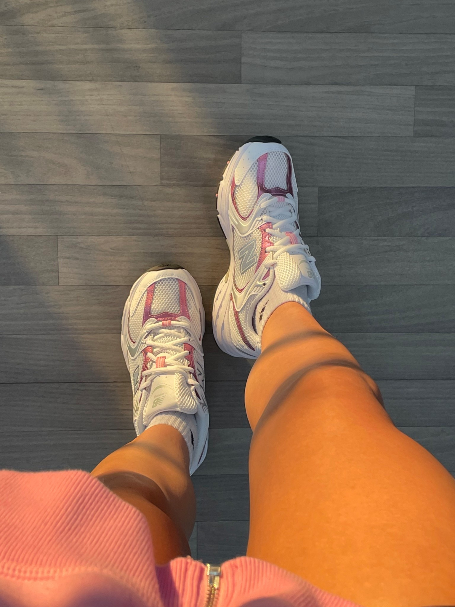These were one of my FAVORITE birthday gifts I received! 
The Pink/Silver New Balance 530 Sneakers!! 
They are very comfortable in the gym and walking around! 
It goes with so many of my clothes already because it’s the perfect shade! 
I tagged different websites in case some sizes are unavailable! 

#LTKActive #LTKStyleTip #LTKShoeCrush