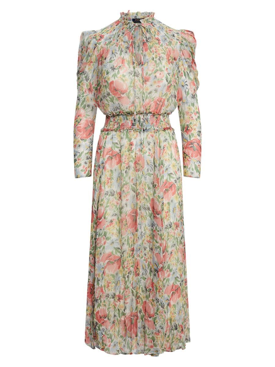 Polo Ralph Lauren Abrele Long-Sleeve Dress | Saks Fifth Avenue