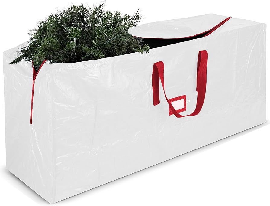 Zober Christmas Tree Storage Bag - Fits 9 Ft Artificial Trees - Plastic, Waterproof Christmas Tre... | Amazon (US)