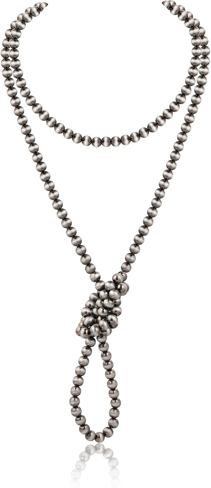 Navajo Pearl Necklace Long Western Jewelry for Women Cowgirl Vintage Beaded Pearl Necklaces | Amazon (US)