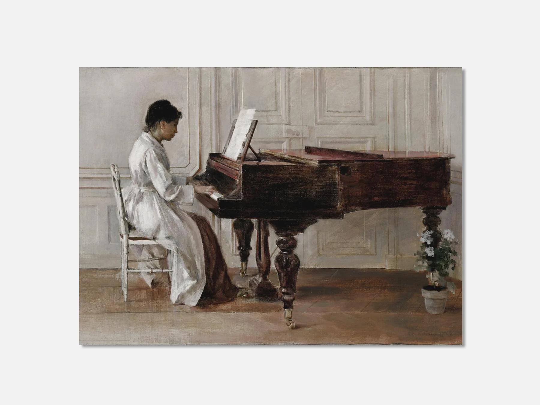 At the Piano - Printable Files | Everart