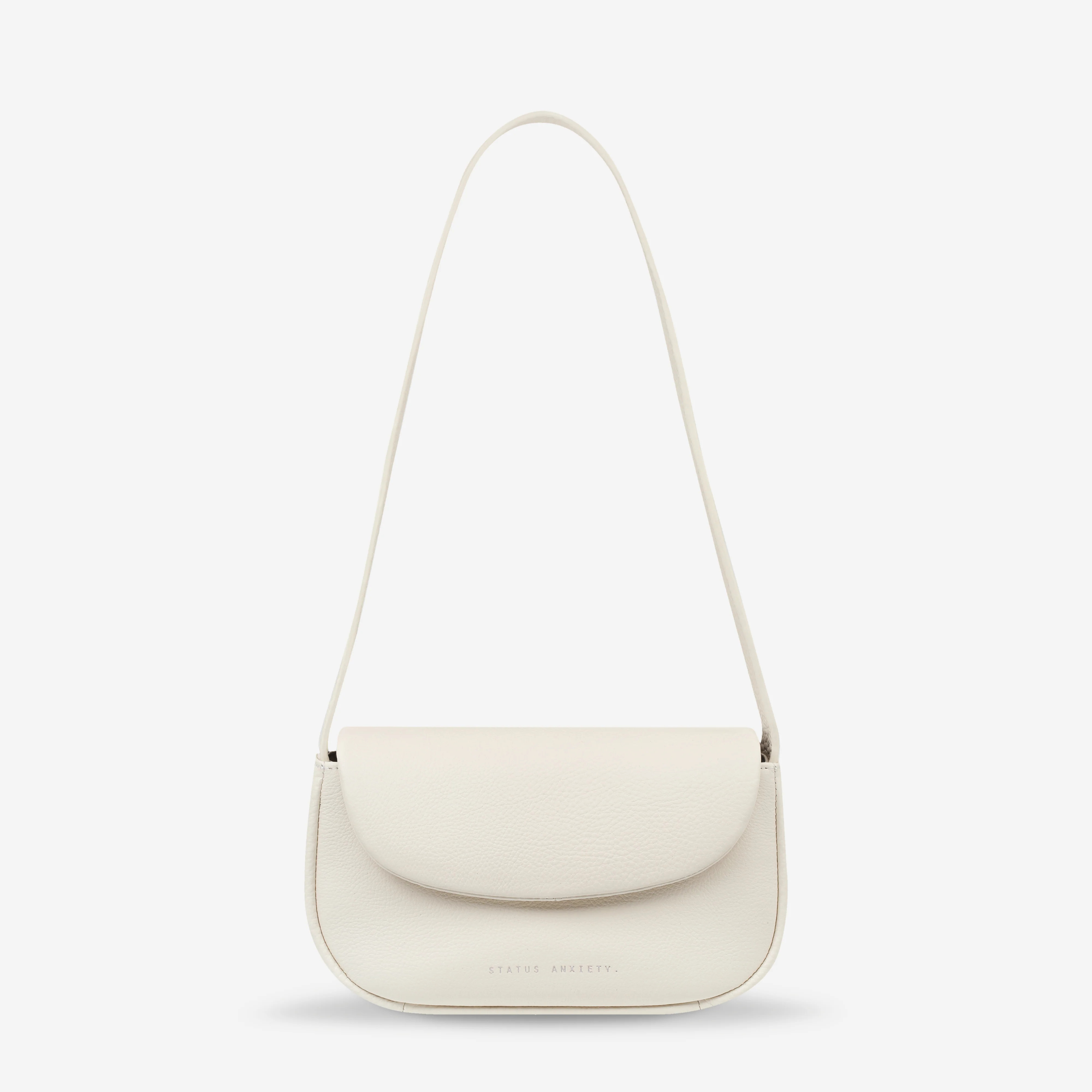 One Of These Days Chalk Leather Bag | Status Anxiety® | Status Anxiety 