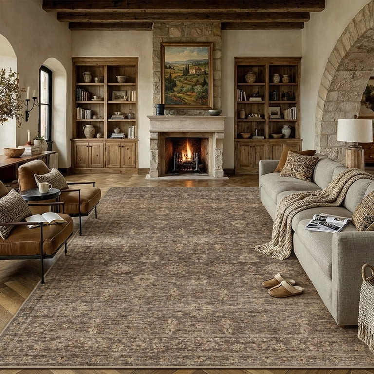 BERTHMEER 8'x10' Area Rugs for Living Room Bedroom Office Dining Room Farmhouse Oriental Non Slip... | Walmart (US)