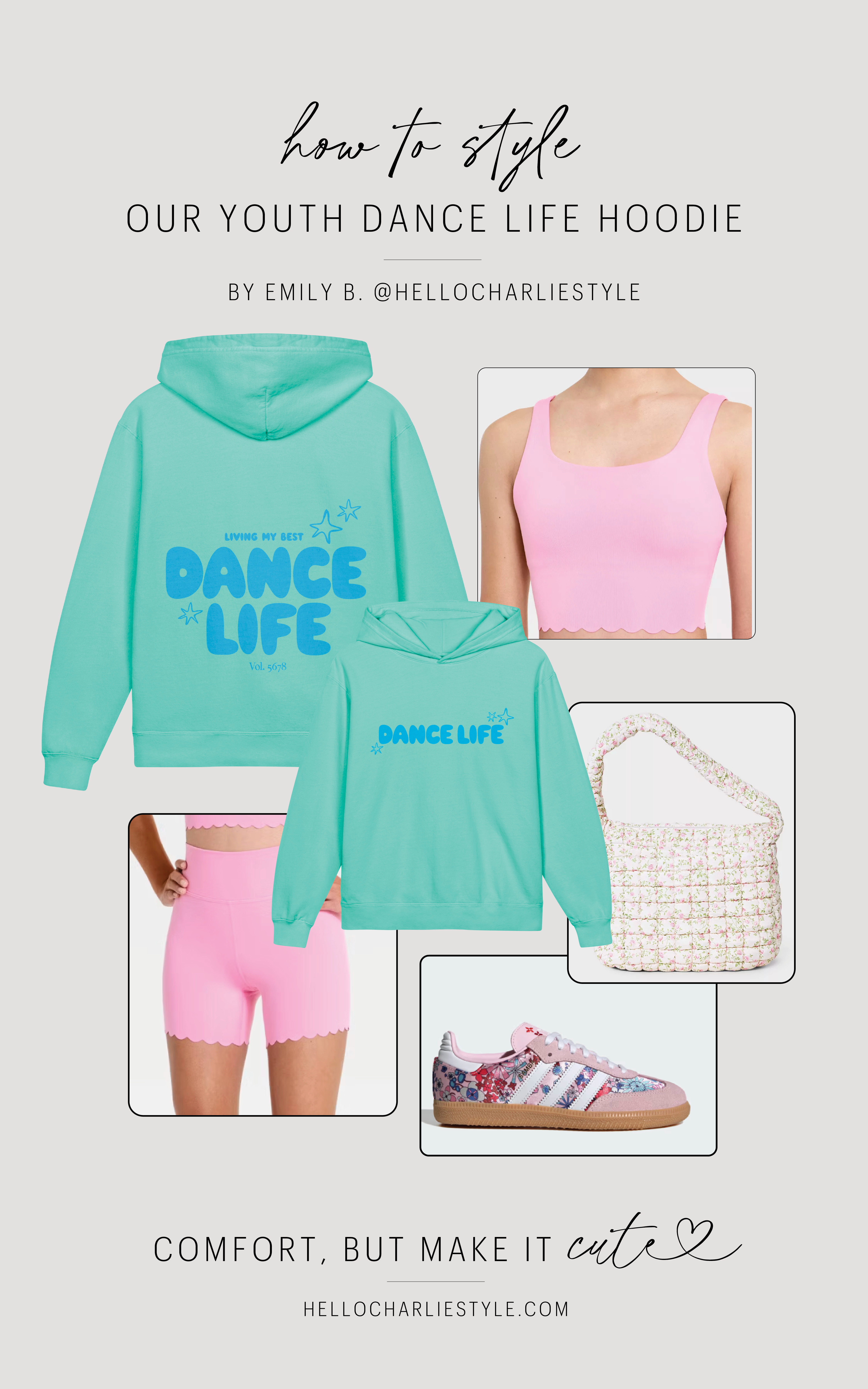 Living her best dance life 💗🩰

Here’s how to style our youth “Dance Life” hoodie for practice days, competition weekends, and studio warm-ups. Pair it with a bright matching set, fun sneakers, and a cute bag for the perfect comfy + girly dance outfit.

Perfect for:
• Youth dance competition outfits
• Ballet & hip hop practice looks
• Studio warm-ups
• Dance team outfit ideas
• Gifts for young dancers

Hello Charlie Style creates trendy, comfy dancewear for girls who love to move and shine ✨

#DanceGirl #DanceLife #DanceCompetition #YouthDance #DanceTeam #HelloCharlieStyle 

 #LTKootd #LTKActive #LTKKids