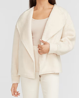 Cozy Sherpa Flyaway Jacket | Express