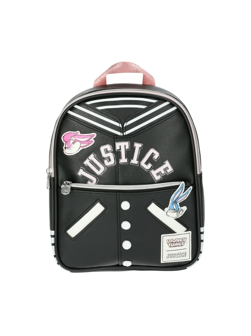 Justice Girls Looney Tunes Patches Mini Backpack, Black - Walmart.com | Walmart (US)