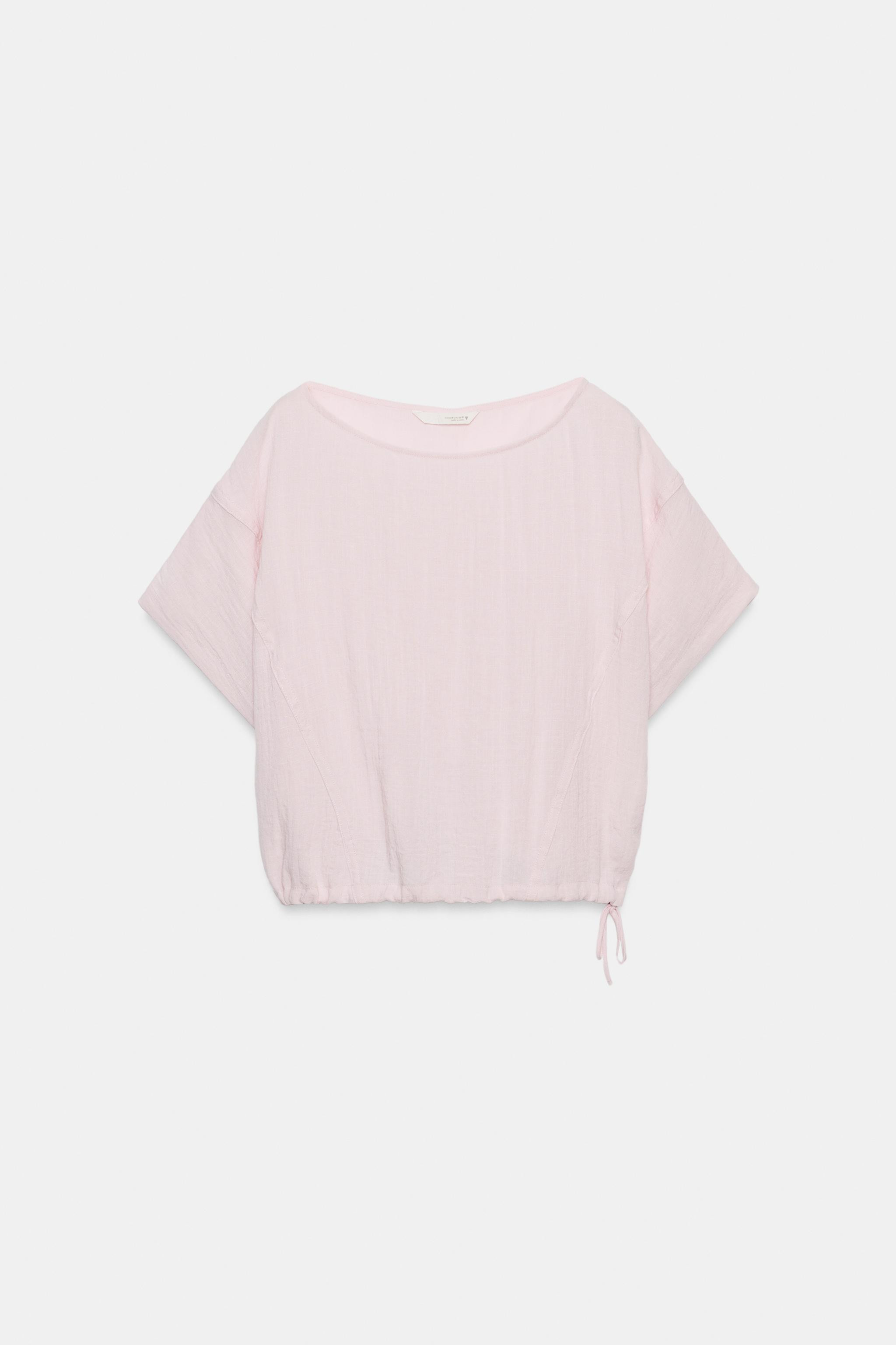 CAPE SHIRT WITH ADJUSTABLE HEM | Zara UK