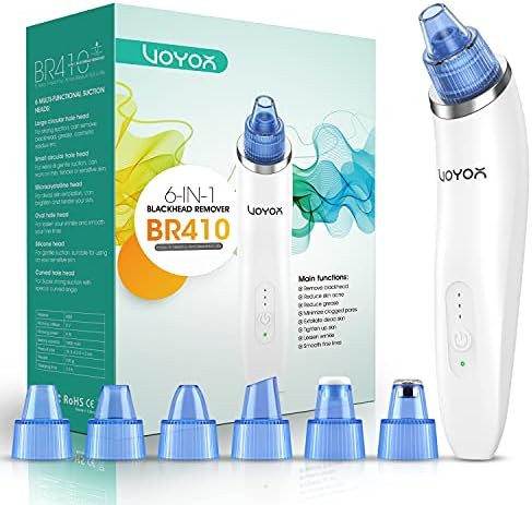 VOYOR Blackhead Remover Pore Vacuum - Electric Face Vacuum Pore Cleaner Acne White Heads Removal ... | Amazon (US)