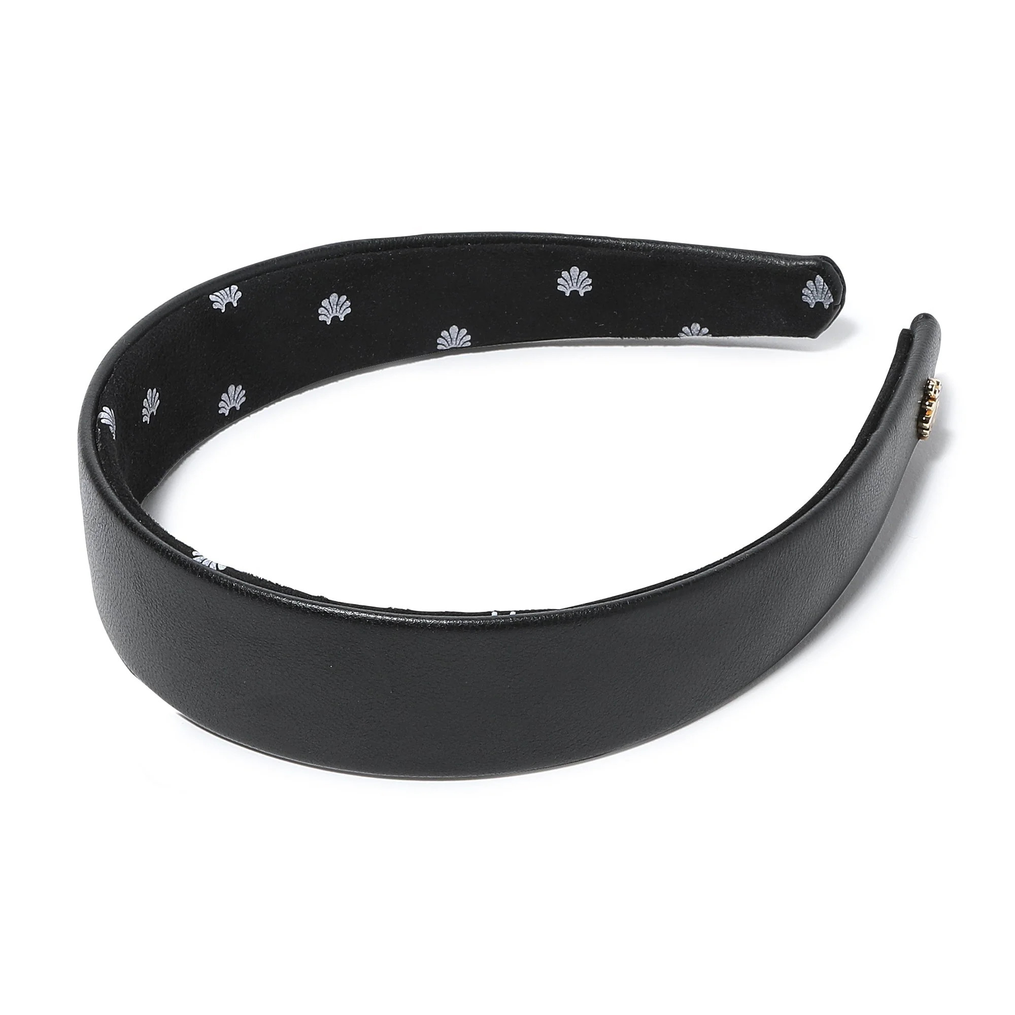 JET FAUX LEATHER BESSETTE HEADBAND | LELE SADOUGHI