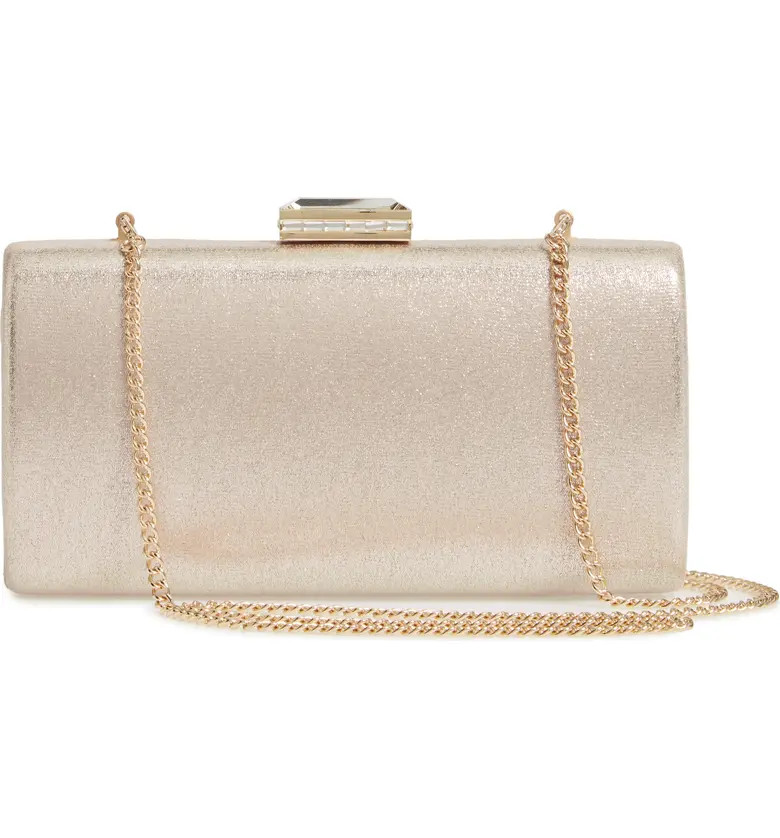 Metallic Box Clutch | Nordstrom
