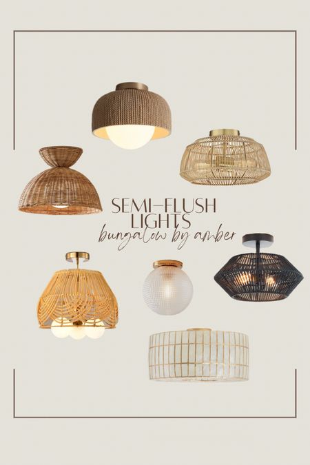 Replacing boob lights? Here’s some great options. Memorial Day sales going on now :) 
#ceilinglights #boho 

#LTKhome