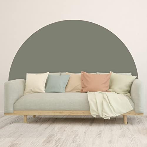 JevulSoyln Half Circle Boho Headboard Decal - Semicircle Wall Decor Sticker, Decals for Bedroom Livi | Amazon (US)